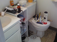 Bathroom Before, Cleanest Choice, LLC